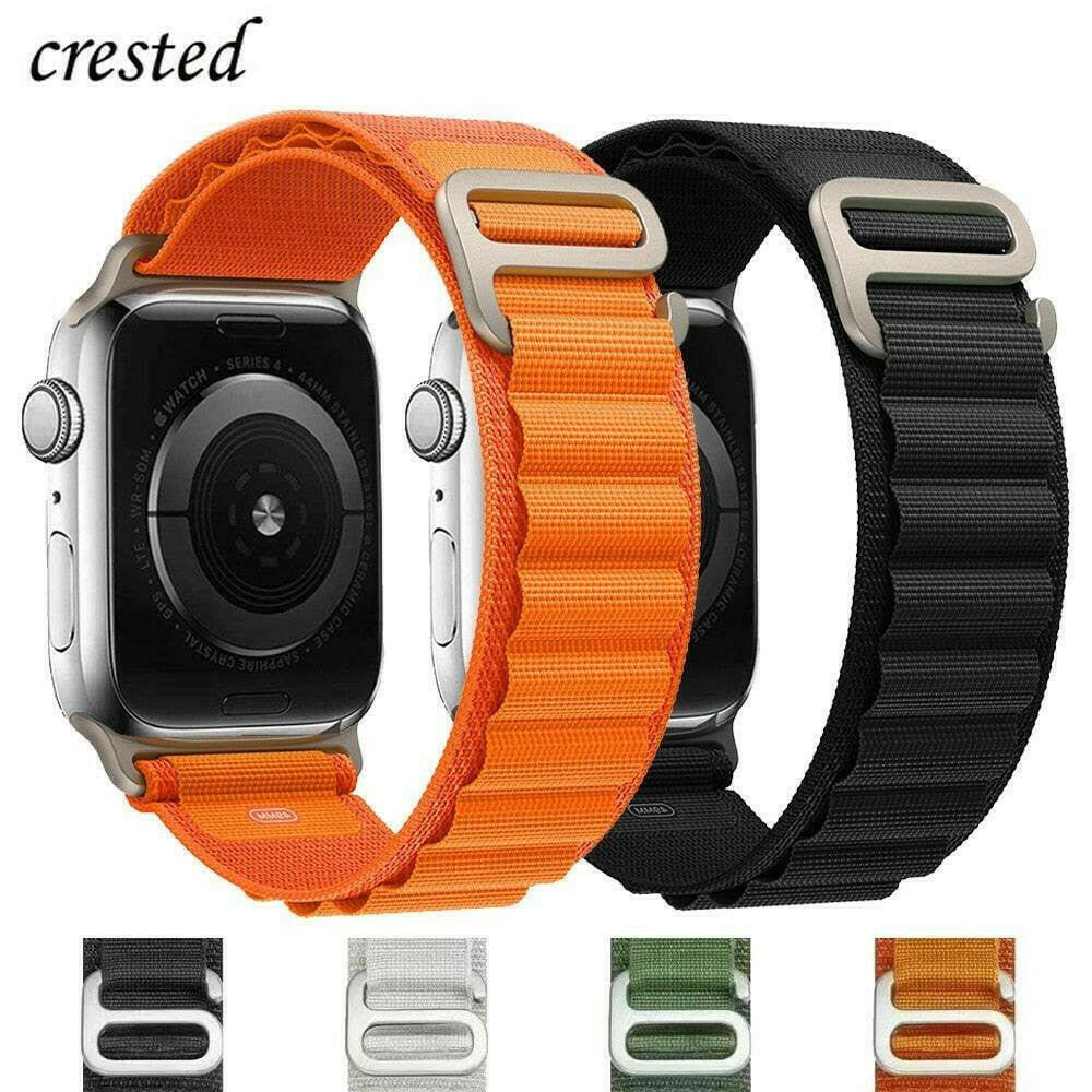 🎁 Alpine loop band for Apple watch strap 49mm 44mm 40mm 45mm 41mm 42mm 38mm 40 44 45 mm bracelet iWatch Ultra series 7 6 5 3 se 8 (Discount).
