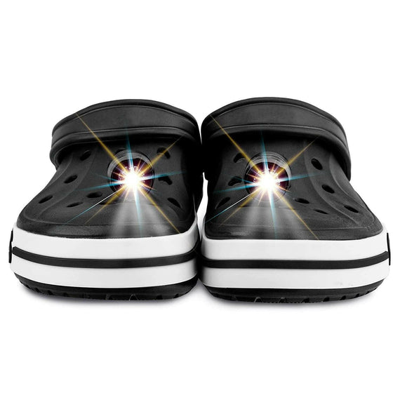 LED Headlights For Holes Shoes IPX5 Waterproof Shoes Light 3 Modes 72 Hours Glowing Small Lights For Dog Walking Camping Outdoor.