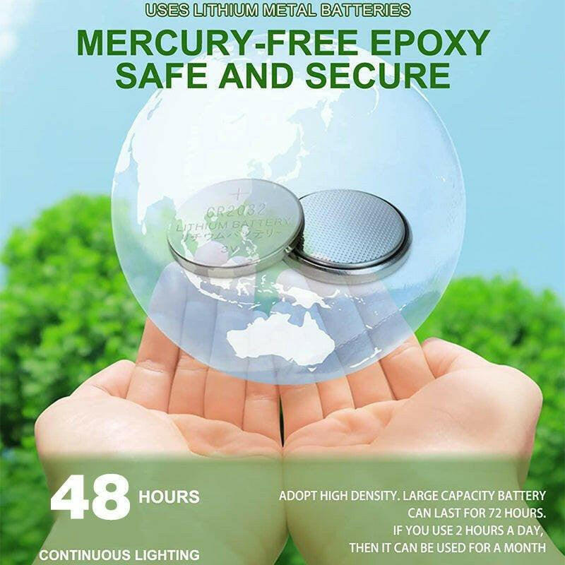 LED Headlights For Holes Shoes IPX5 Waterproof Shoes Light 3 Modes 72 Hours Glowing Small Lights For Dog Walking Camping Outdoor.