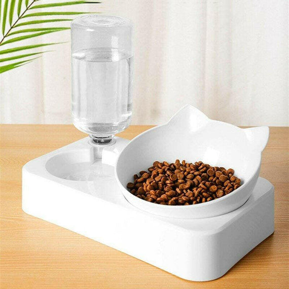 Non-Slip Double Cat Bowl Dog Bowl with Stand Pet Feeding Cat Water Bowl for Cats Food Pet Bowls for Dogs Feeder Product Supplies.